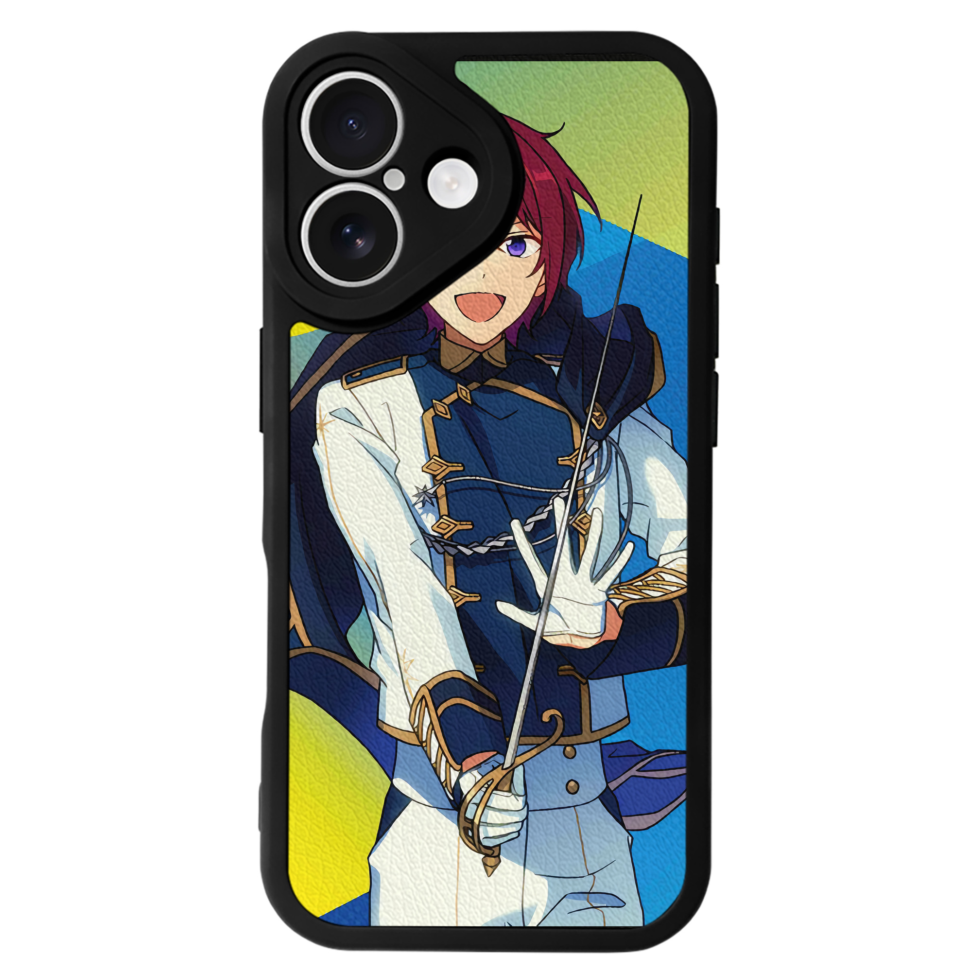 （画像用） あんさんぶるスターズ! Ensemble Stars 【iPhone 16シリーズ対応】シリコンスマホケース（レザー調） 材質：シリコン